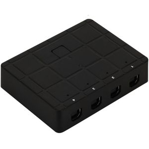 2/4 Poorten Usb Kvm Switch Box Usb 2.0 Switcher 2/4 Poort Stuks Delen 1 Apparaten Voor Toetsenbord Muis Printer Monitor switch Selector