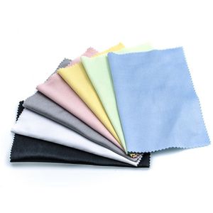 10 Stks/partij Bril Schoner Microfiber Brilpoetsdoekje Voor Lens Telefoon Scherm Schoonmaken Doekjes Eyewear Accessoires