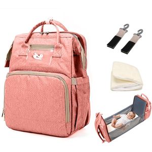 3 In 1 Mummie Tas Grote Capaciteit Kindje Luiertas Pre Tas Bed Waterdichte Moederschap Bag Voor Wandelwagen luiertas Voor Baby 'S