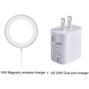 15W Magsafe Draadloze Oplader Voor Iphone 12 Pro Max Magnetische Draadloze Opladen Pad Voor Iphone 12 Mini Samsung Quick lading