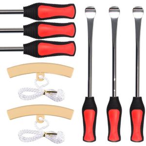 5 pcs Bandenwissel Tool Set Band Demontage Montage Set Kit Band Spoon Lever Gereedschappen Rim Protector Scheden Voor Motorfiets auto