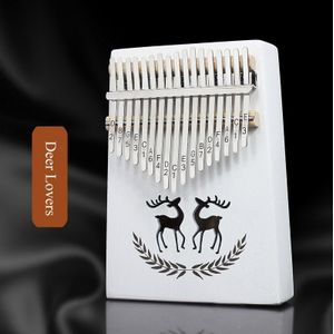 17 Toetsen Kalimba Mahonie Duim Piano Reed 17 Key Keyboard Mini Piano Hoge Houten Afrikaanse Kalimba Vinger piano