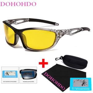 Dohohdo Anti Glare Night Vision Bril Voor Mannen Vrouwen Sport Gepolariseerde Zonnebril Klassieke Driving Goggle