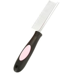 Pet Grooming Kam Ontharing Cleaning Tool Gelegeerd Staal Ronde Tip Kat Dematting Kam Hond Ontklitter Borstel Praktische Dierbenodigdheden