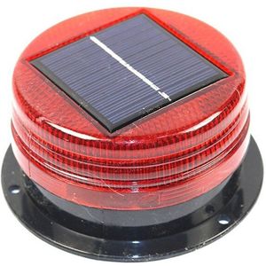 Oufula Voertuig Gemonteerde Waarschuwingslampje Solar Knipperlicht Auto Dak Magnetische Zuigkracht