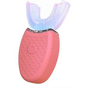 Draadloze Automatische Elektrische Tandenborstel Tanden Bleken Tooth Cleaner 360 Graden U Type Usb Siliconen Tanden Borstel