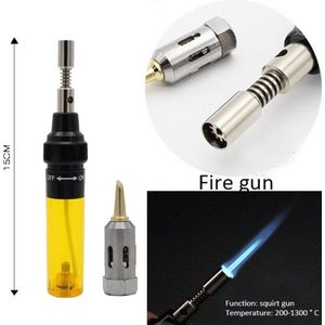 FERM SGM1006 Soldeerpistool - Butaangas - 35 minuten brandduur - inclusief 8 accessoires en opbergkoffer