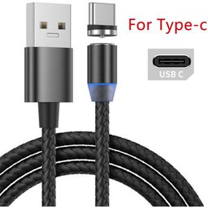 Magnetische Micro Usb Kabel Voor Iphone Samsung Android Snel Opladen Magneet Charger Usb Type C Kabel Mobiele Telefoon Koord Draad