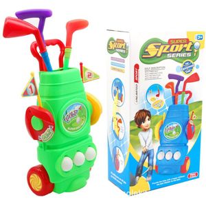 1 Set Plastic Kinderpark Golf Suits Grappig Indoor Speelgoed Educatief Sport Speelgoed Sport Speelbal Voor Kinderen Kids (Willekeurige Kleur)