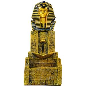 1Pc Home Decor Decoratie Maison Egyptische Standbeeld Wierookvat Hars Wierook Houder Terugstromen Wierookbrander Aroma Therapie Craft