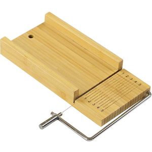 1Pc Handleiding Zeep Cutter Professionele Zeep Snijgereedschap Zeep Multifunctionele Slicer Huishoudelijke Diy Snijmachine Tool Bamboe Hout