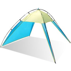 Strand Tent Outdoor Uv-bescherming Zonnescherm Shelter Camping Tent Voor Wandelen Vissen Als Ultralight Tarp Strand Paraplu Dak Tent