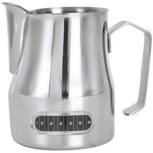 Melk Jug 500Ml/700Ml Rvs Opschuimen Werper Pull Bloem Kopje Koffie Melkopschuimer Latte Art Melk foam Tool Coffeware