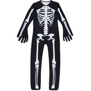 Kinderen Skelet Halloween Kostuum-Infant Kids Baby Skelet Jumpsuit Costu