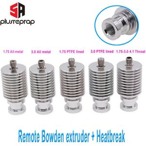 V6 Koellichaam Lange Afstand J-head Hotend Alle Metalen Afstandsbediening Bowden Blok met Warmte Breken voor 1.75mm 3.0mm Filament 3D Printer Deel