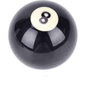 1 Pcs Biljart Ballen #8 Biljart Pool Ball Vervanging Acht Bal Standaard Reguliere Twee Size 52.5/57.2 Mm zwarte 8 Bal EA14