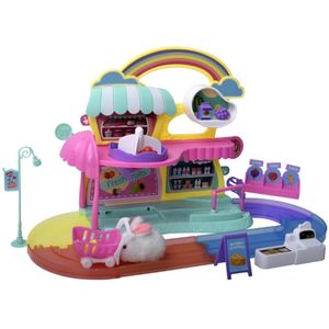 Little Bunny Supermarkt Speelhuis Speelgoed Set Pretend Keukengerei Kinderen Fruit Supermarkt Simulatie Speelgoed Set