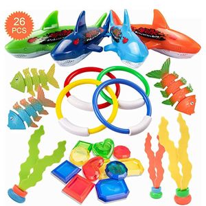 Zomer Torpedo Raket Gooien Toy Grappige Zwembad Duiken Spel Speelgoed Kinderen Onderwater Dive Speelgoed Retail Pakket