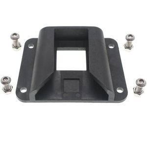 Twtopse Fiets Carrier Blok Adapter Voor Brompton Vouwfiets Tas Rack Holder Abs Front Carrier Blok Montage Met Bouten