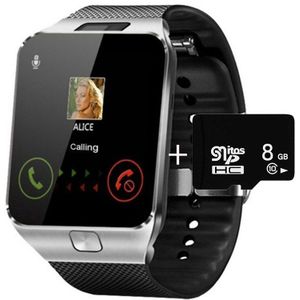 Touch Screen Bluetooth Smart Horloge Dz09 Met Camera Horloge Sim-kaart Smartwatch Voor Ios Android Telefoons Ondersteuning Multi Taal