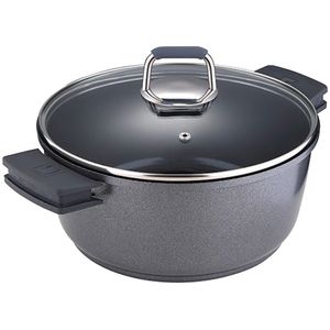 Bergner Set Van Nordica Pannen (18,20,24Cm) in Geperst Aluminium Met Pan 24Cm Met Deksel In Gegoten Aluminium