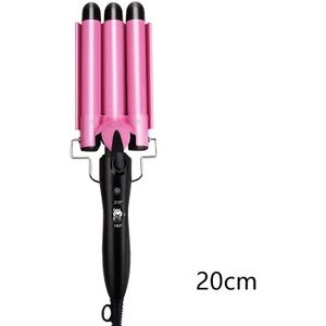 Professionele Haar Krultang Triple Vat Haar Krultang Strijkijzers Haar Wave Waver Styling Tools Haar Styler Wand