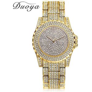 Relogio Feminino Bling Vrouwen Horloges Luxe Rhinestone Diamond Silver Rose Gold Horloge Voor Dames Eenvoudige Klok