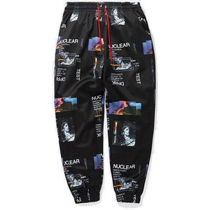 mannen Harembroek Letters Print Potlood Broek Elastische Taille Track Broek Heren Broek Mode Hip Hop Joggers Joggingbroek