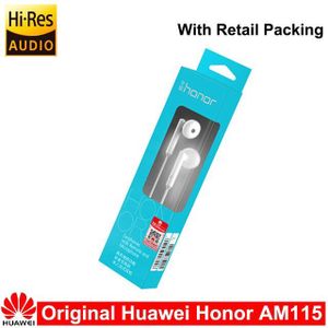 Voor Huawei Honor AM115 Headset Met 3.5Mm In Ear Oordopjes Oortelefoon Speaker Bedrade Controlle Voor Huawei P10 P9 P8 mate9 Honor8