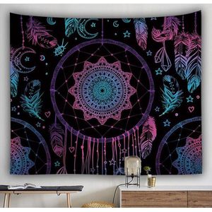 Mandala Tapestry Grote Muur Opknoping Maan Zon Bloem Bohemian Tapijt Yoga Mat Tapijt College Dorm Woonkamer Decoratie