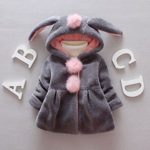BibiCola - pink - Kinderjas - Dikke Jassen - Warm Hooded Fluwelen Jassen - Winter