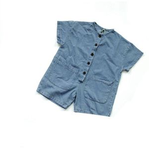 Peuter Kids Meisjes Jongens Denim Overalls Koreaanse Casual Kids Clothings