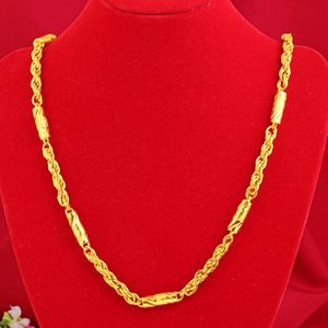 Niet Vervagen Forever 18 K Gold Filled Ketting Bijoux Femme Collares Naszyjnik Zilver 925 Sieraden Bizuteria Solid 18 K Gold sieraden