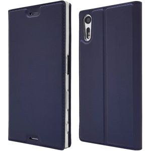 Ultra-dunne Magnetische adsorptie Cover case voor Sony Xperia XZ XZs Card Holster Matte touch voelen telefoon tassen