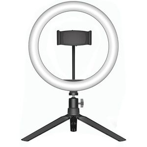 Led Ring Licht Met Statief 10 Inch Dimbare Desktop Vullen Light Stand Voor Make Video Live Studio Fotografie