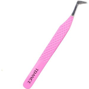 Tdance Make Pincet Voor Valse Wimper Extension Wenkbrauw Clip Tangen Draagbare Roestvrij Staal Schoonheid Precisie Reparatie Tools