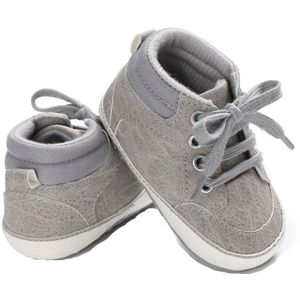 Pasgeboren Baby Jongen Meisje Soft Sole Crib Schoenen Solid Causale Frenulum Anti-Slip Sneakers Prewalker Schoenen