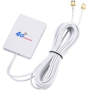 Antenne Signaal Versterker Lte Antenne 28DBI Wifi Connector Mobiele Router Breedband Verticale TS-9 Dubbele 4G 3G Sma Externe wit