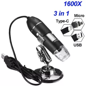 digitale microscoop 50X-1000X vergroting gereflecteerde lichtmicroscoop USB-microscoop 8 LED, 2 miljoen pixels, 1080P videoresolutie, 1920x1080 (PC)/720x1280 (mobiele telefoon) fotoresolutie Wi-Fi-verbinding | NL