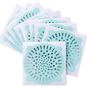 Haar Collectie Applique Badkamer Wc Riool Anti-Blocking Haar Afvoerputje Filter Haar Zelfklevend Papier 10 Stks/partij