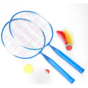 Kinderen Kids Badminton Racket Shuttle Set Legering Badmintonracket Praktijk Training lichtgewicht Racket met Ballen
