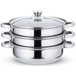 Habonne Roestvrijstalen Stoompan 16cm