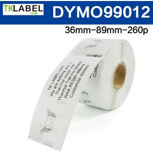 14 X Rolls Compatibel Labels Dymo 99012 Voor Dymo Label Writer 450