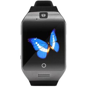 Q18 Bluetooth Smart Horloge Mannen Vrouwen Gsm Camera Tf Card Telefoon Fitness Bloeddruk Polshorloge Voor Android Smartwatch Relogio