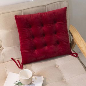 Crystal Fluwelen Stoel Terug Kussens Winter Warm Kussen Thuis Keuken Decor Seat Mat Populaire Moderne Sofa Autostoel Pad Dikke kussen