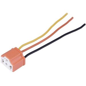 Auto Accessoires Koplamp Connector Socket Led Lamp Socket Adapter H4 Plug Adapter Voor Led Verlichting Oranje Auto Kabels Adapters