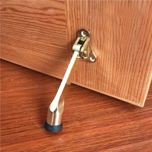Zinklegering Kickdown Auto Acending Deur Stopt Hendel Deur Houder Rubber Satin Chrome Kantoor Deur Stopper