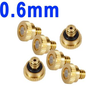 50 Stuks Vernevelingssproeiers Kit, Vernevelingssproeiers Sproeikop Verstuiver voor Tuin Druppelirrigatiesysteem, Hoogwaardig Kunststof, 1/4'' Kraan, 4mm/7mm Buisdiameter, Oranje