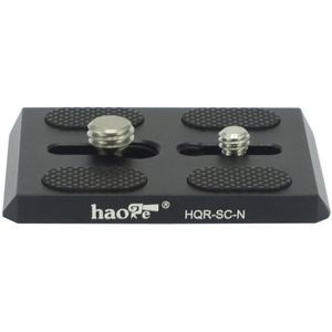 Haoge Camera Quick Release Plaat Voor Sachtler Video Dv 8/100, DV10 3 + 3, DV10 5 + 5, FSB6T, FSB8T, FSB-10T Statief Fluid Head