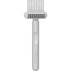 Fnlune Kam Borstel Cleaner Cleaner Remover Embedded Beauty Tool Plastic Handvat Haar Kam Opruimen Haak Salon Kappers Gereedschap